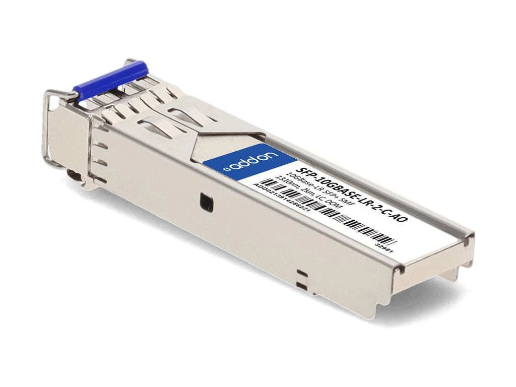 AddOn - SFP  transceiver module - 10GbE - 10GBase-LRL - LC single-mode - up to 1.2 miles - 1310 nm - TAA Compliant SFP-10GBASE-LR-2-C-AO