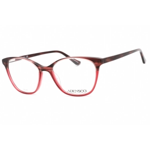 Adensco Women's Eyeglasses - Brown Havana Pink Full Rim Cat Eye Frame | AD 236 0S0R 00