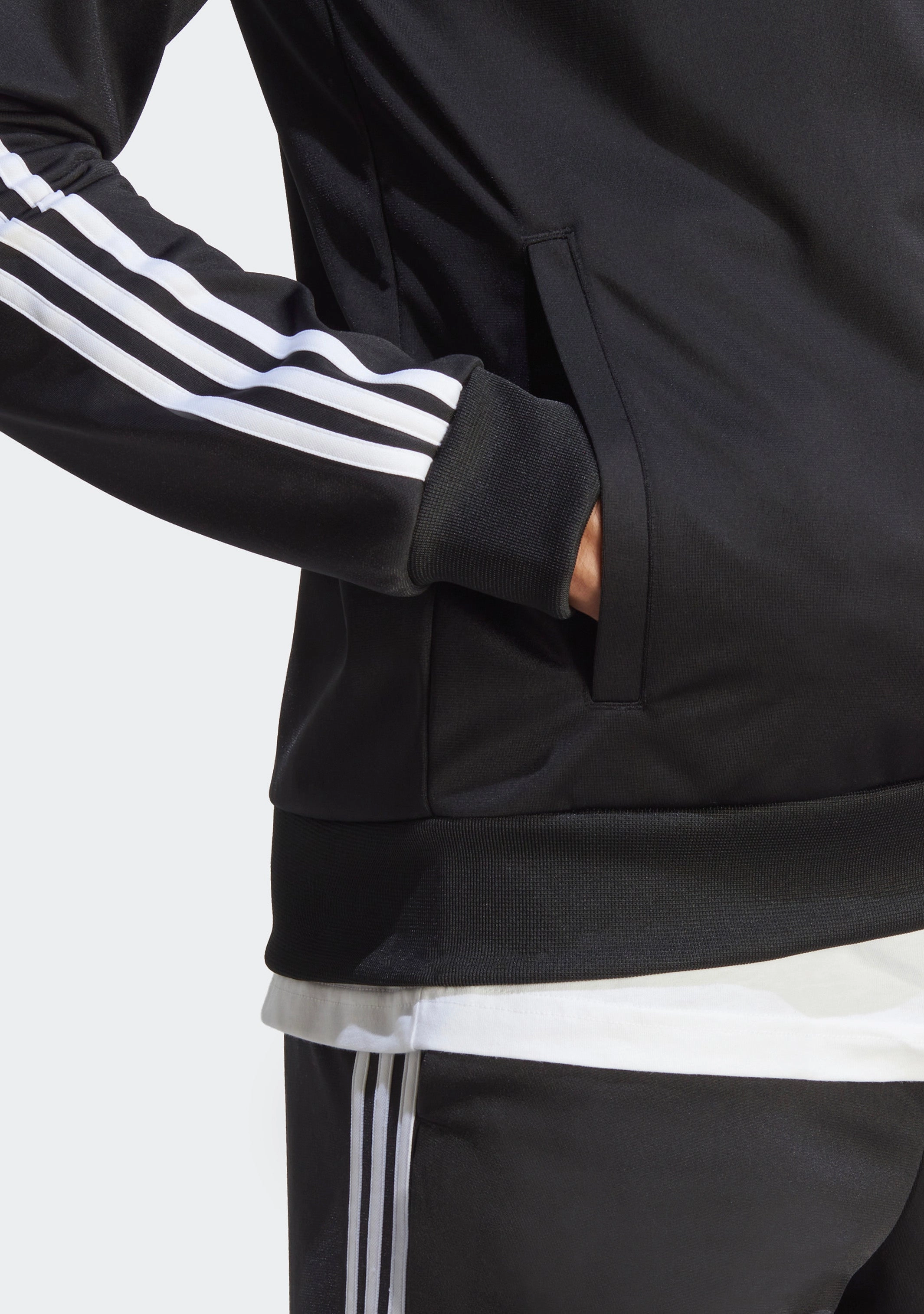 Adidas Men's Primegreen Essentials 3 Stripes Track Top