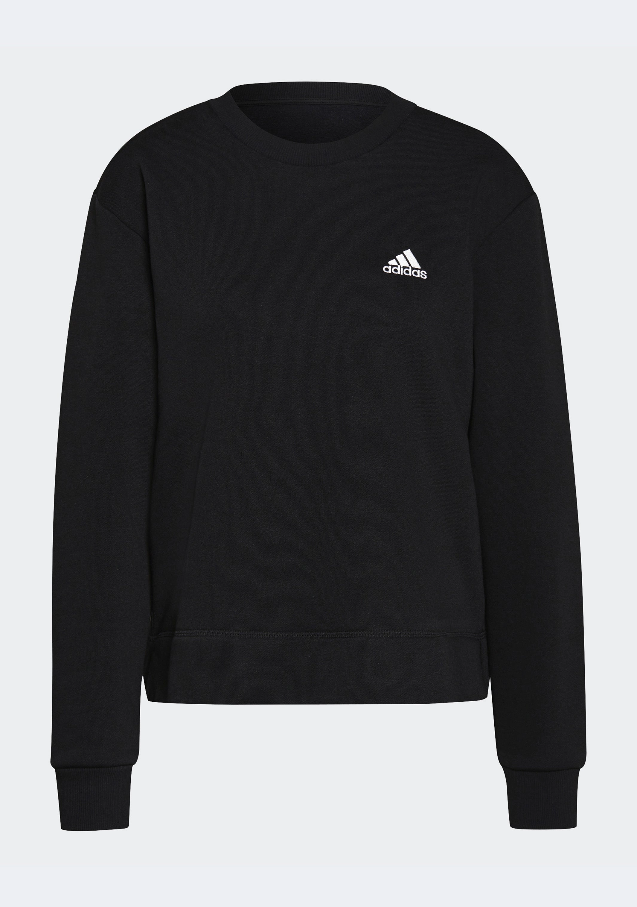 Adidas Women's Essentials Small Logo Fleece Cropped Sweatshirt