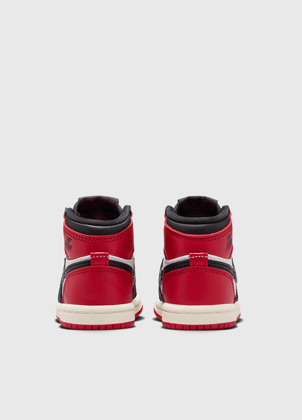 Air Jordan 1 Retro High OG 'Black Toe Reimagined' Sneakers (TD)