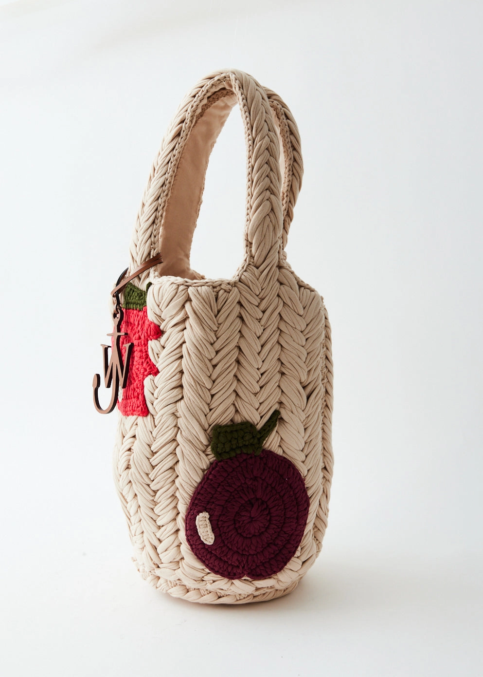 Apple Knitted Shopper Bag