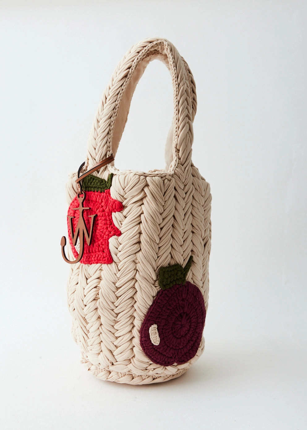 Apple Knitted Shopper Bag