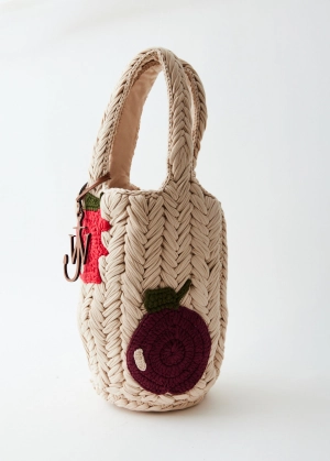 Apple Knitted Shopper Bag