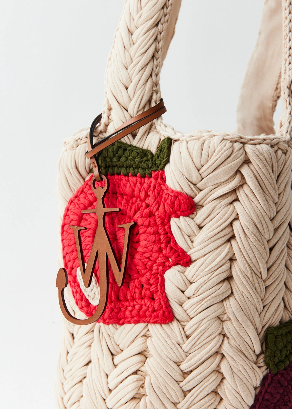 Apple Knitted Shopper Bag
