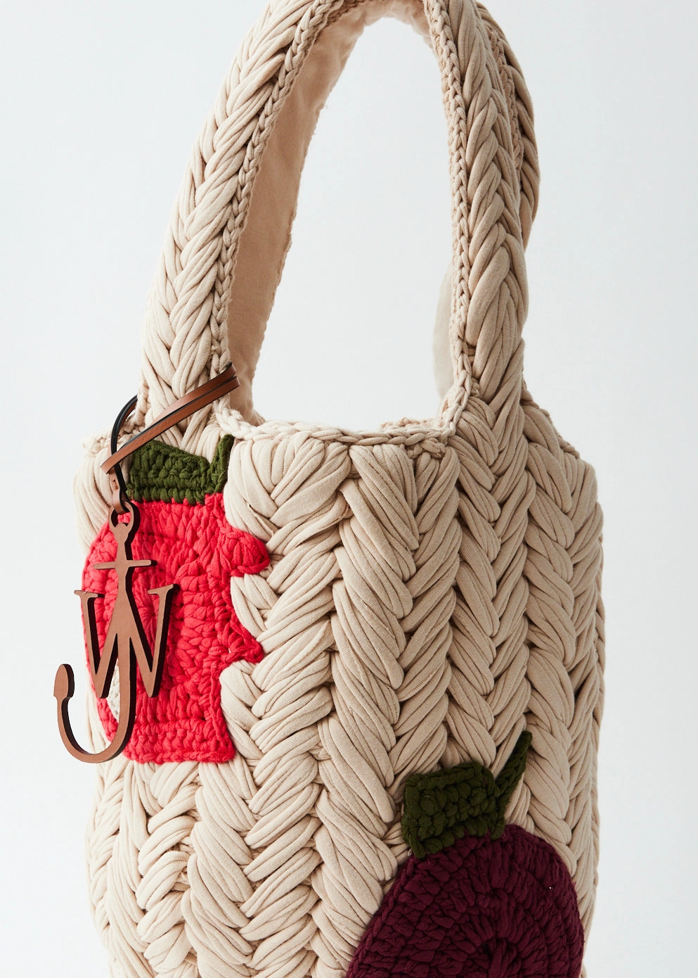Apple Knitted Shopper Bag