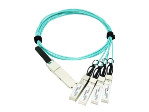 Axiom - 400GBase-AOC direct attach cable - QSFP-DD to QSFP56 - 7 m - fiber optic - Active Optical Cable (AOC) R9B48A-AX