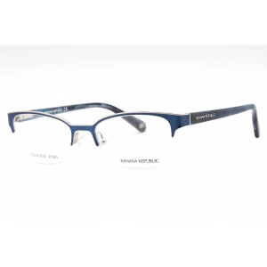 Banana Republic Women's Eyeglasses - Matte Blue Metal Half Rim Frame | Elsa 0FLL 00