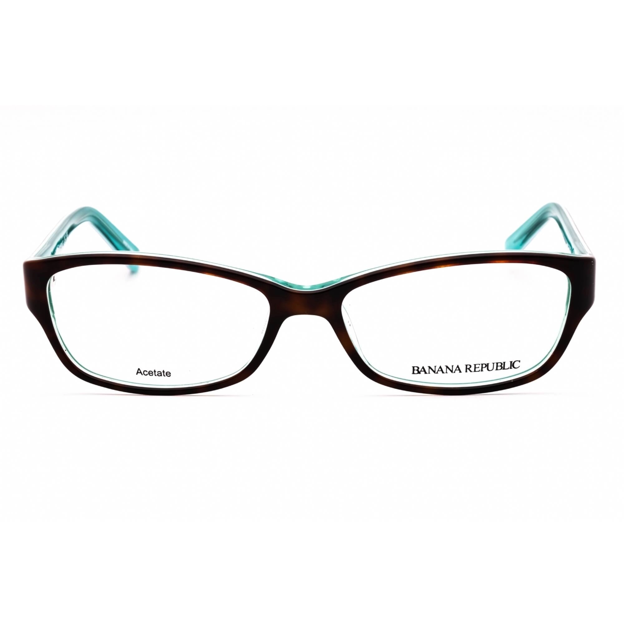 Banana Republic Women's Eyeglasses - Tortoise Mint Rectangular Frame | Buffy 0JSD 00