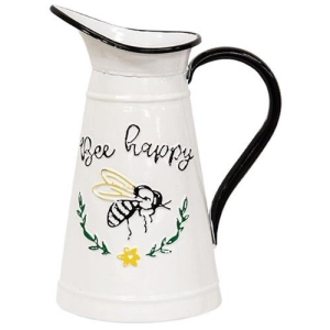 *Bee Happy Enamel Pitcher