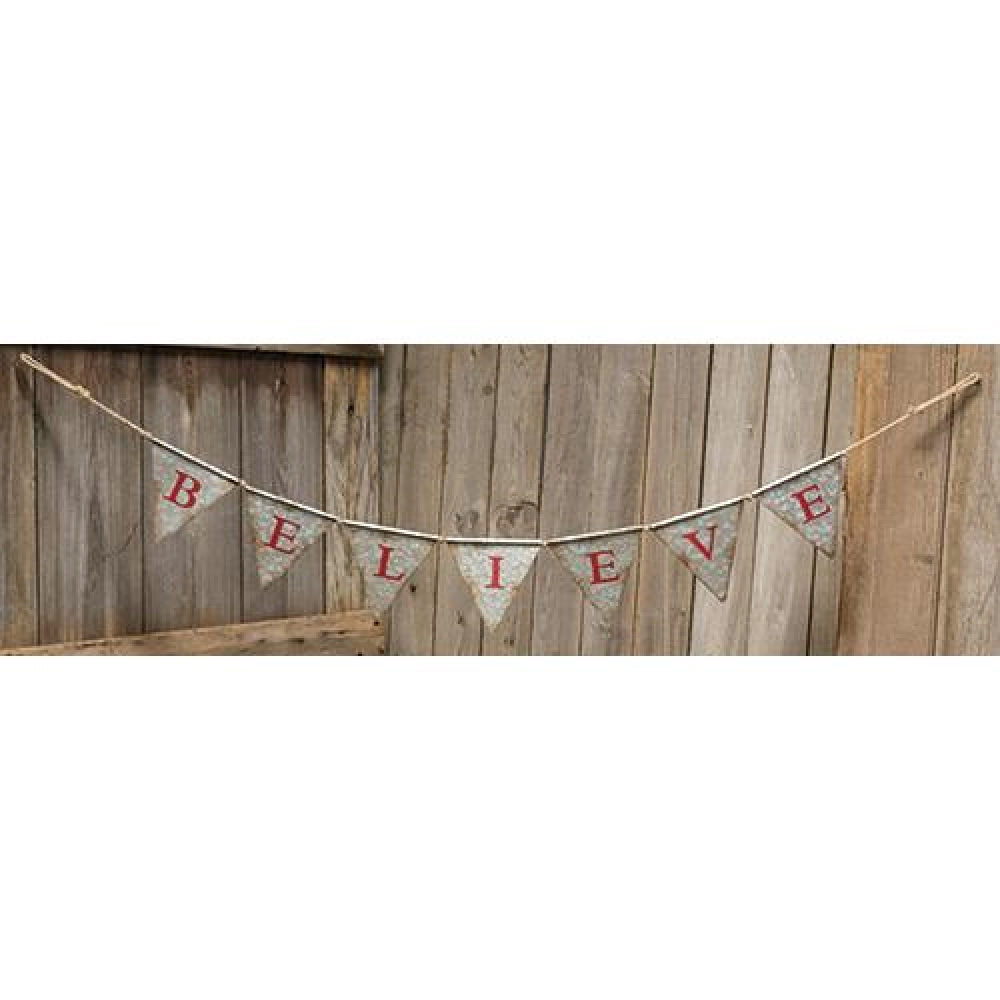 *Believe Pennant Garland 45"