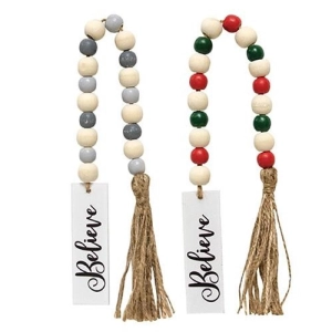*Believe Tassel Garland w/Beads 2 Asstd.