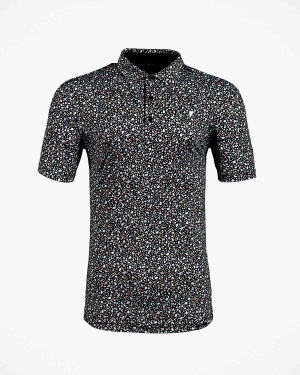 Black Stained Glass Classic Polo