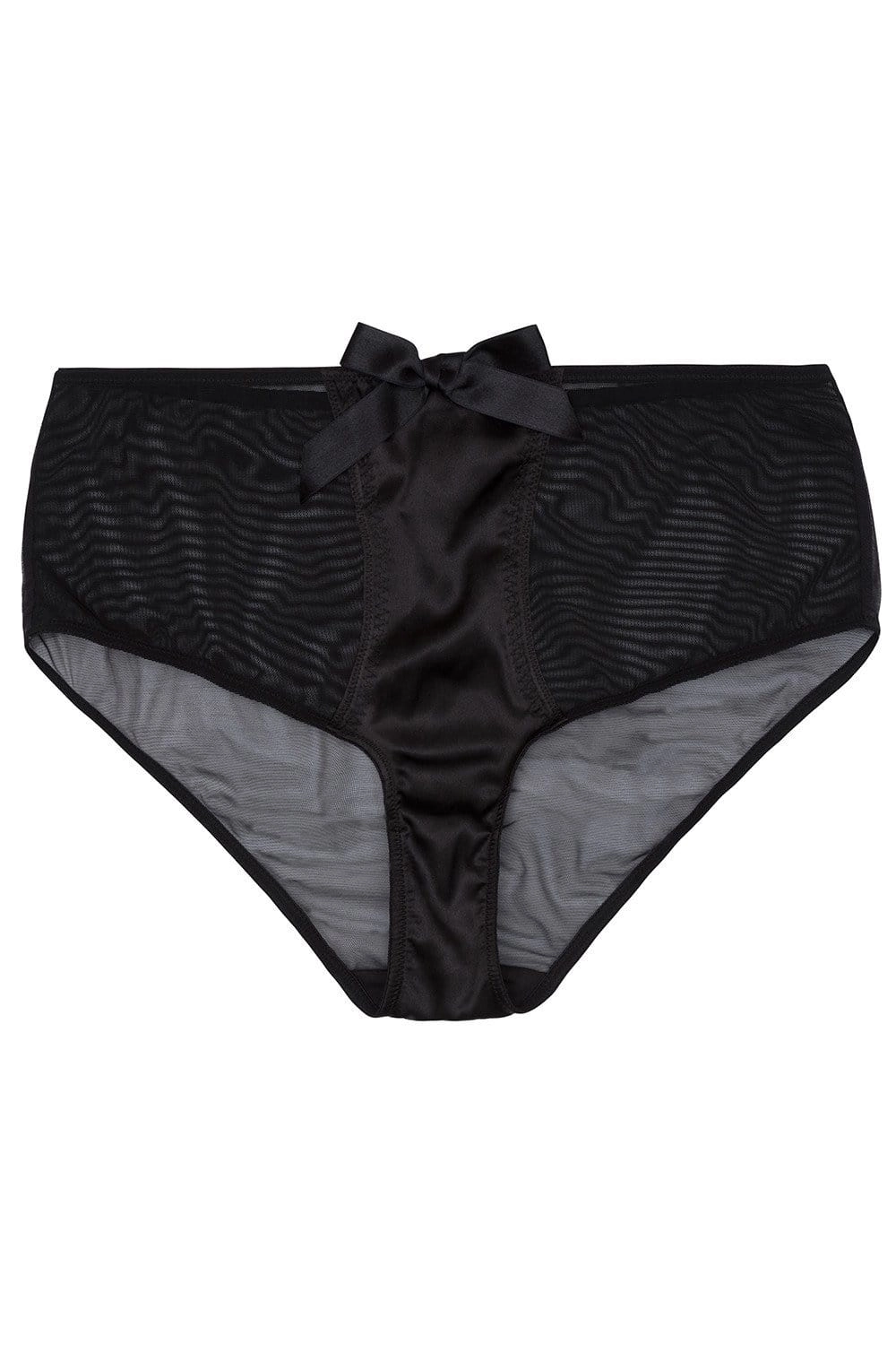 Black Z Stitch Highwaist Brief