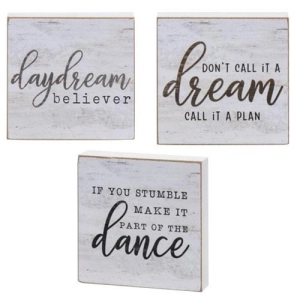 *Call It A Dream Square Block 3 Asstd.