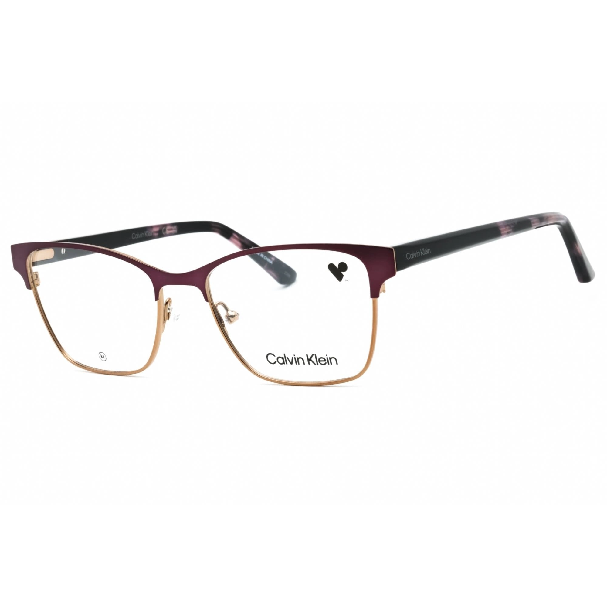 Calvin Klein Women's Eyeglasses - Cyclamen Metal Cat Eye Full Rim Frame | CK23107 610