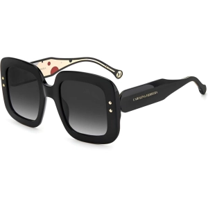 Carolina Herrera Women's Sunglasses - Black Acetate Square Full Rim | CH 0010/S 807