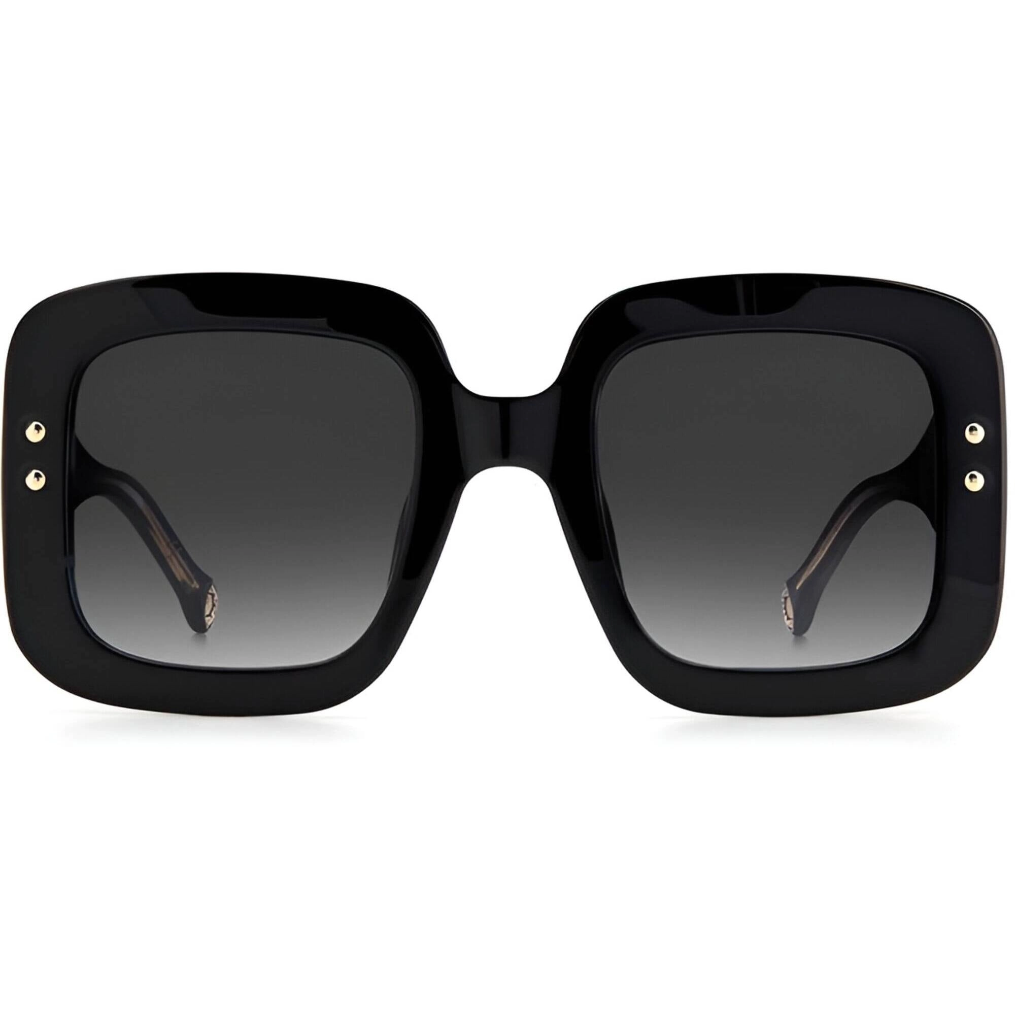 Carolina Herrera Women's Sunglasses - Black Acetate Square Full Rim | CH 0010/S 807