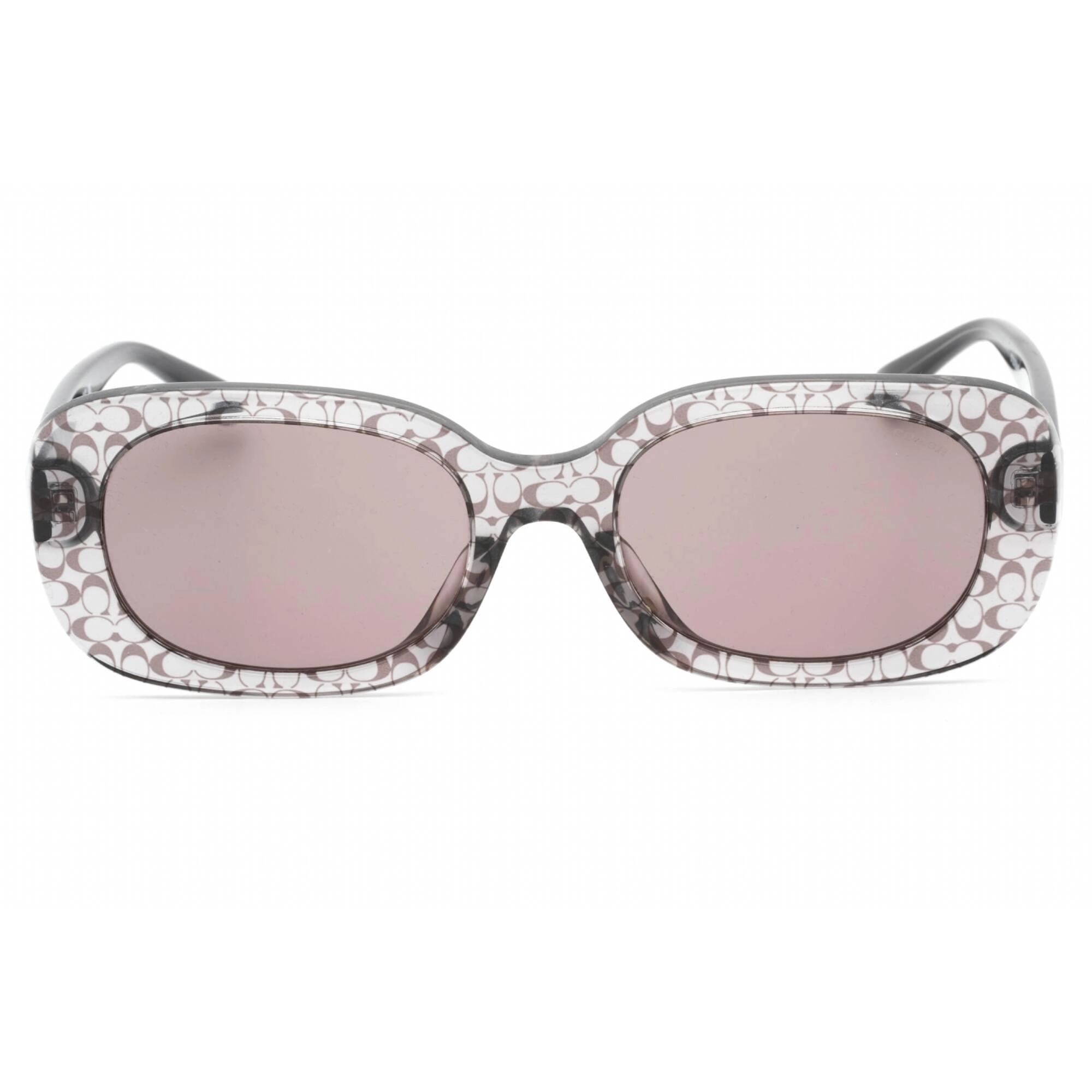 Coach Women's Sunglasses - Grey Transparent Plastic Full Rim Frame | 0HC8358U 57337N