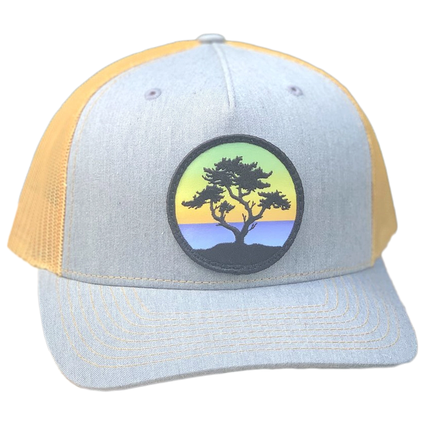 Curved Brim Trucker with Cypress Patch