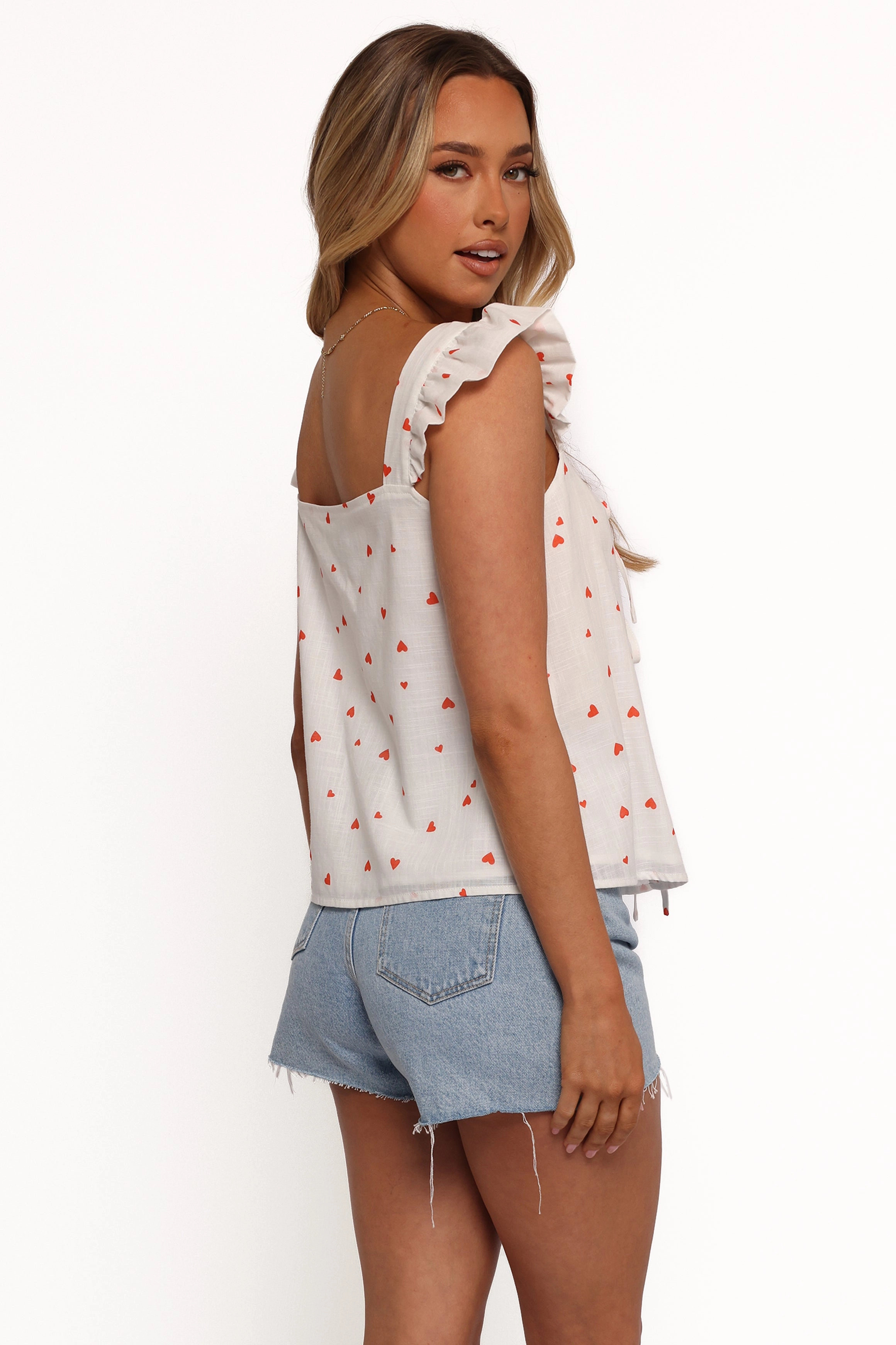 Elsie Top - Ditsy Heart