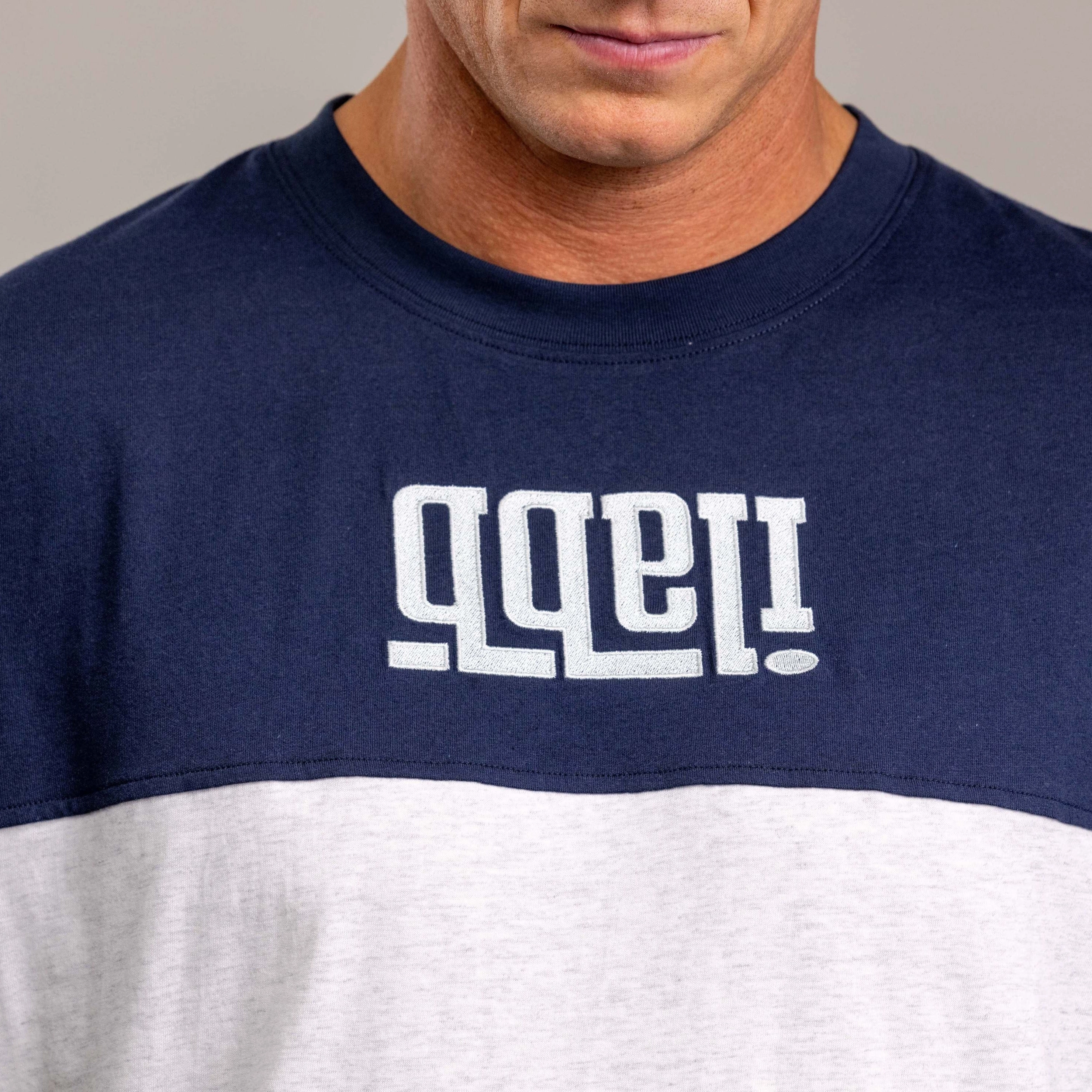 Enzo 100 Triple Tee - Men's NAVY/WHITE MARLE/NAVY
