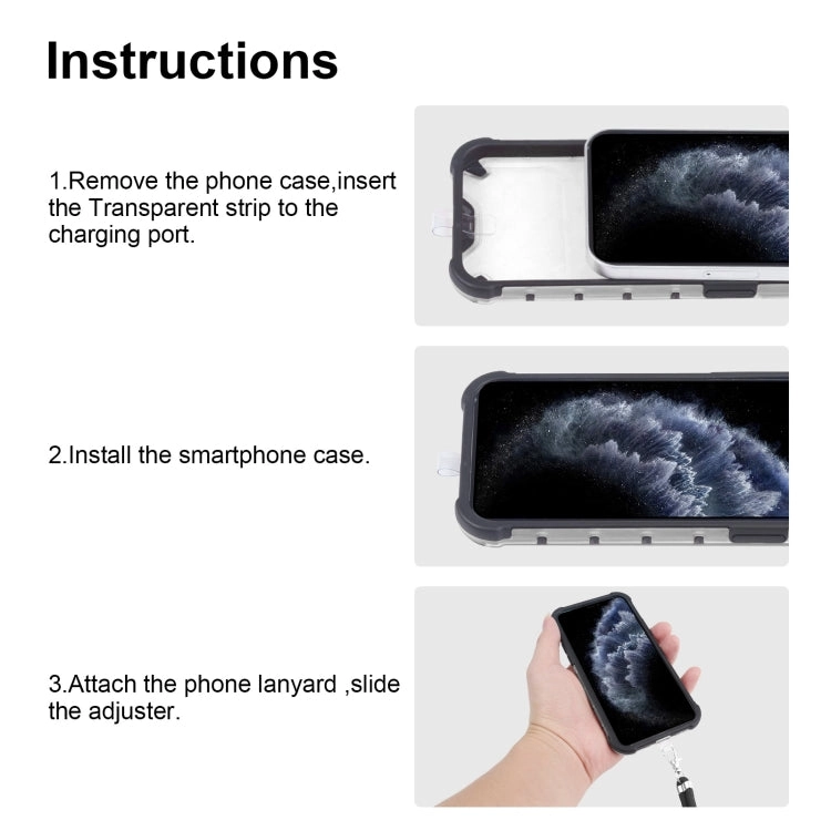 For Samsung Galaxy S21  5G Shockproof Honeycomb PC   TPU Case with Neck