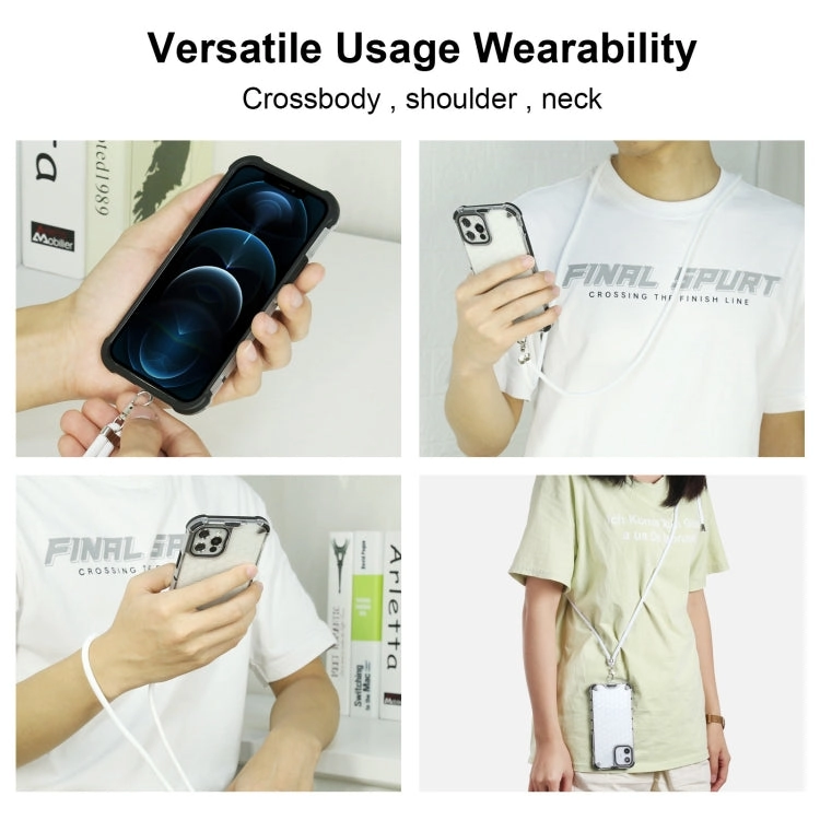 For Xiaomi Mi 11 Shockproof Honeycomb PC   TPU Case with Neck
