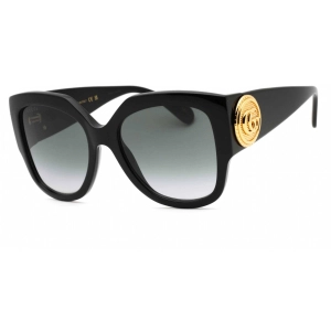 Gucci Women's Sunglasses - Black Cat Eye Full Rim Frame Grey Lens | GG1407S 001
