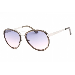 Guess Factory Women's Sunglasses - Full Rim Grey/Silver Metal Aviator | GF6188 20B