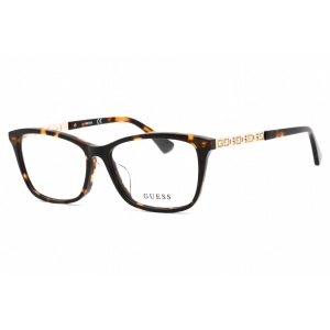 Guess Women's Eyeglasses - Clear Demo Lens Dark Havana Cat Eye Frame | GU2773-D 052