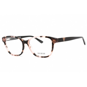 Guess Women's Eyeglasses - Rectangular Pink Havana/Black Plastic Frame | GU2925 074