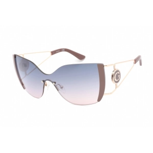 Guess Women's Sunglasses - Gradient Blue Lens Violet/Gold Cat Eye Frame | GU7719 83W
