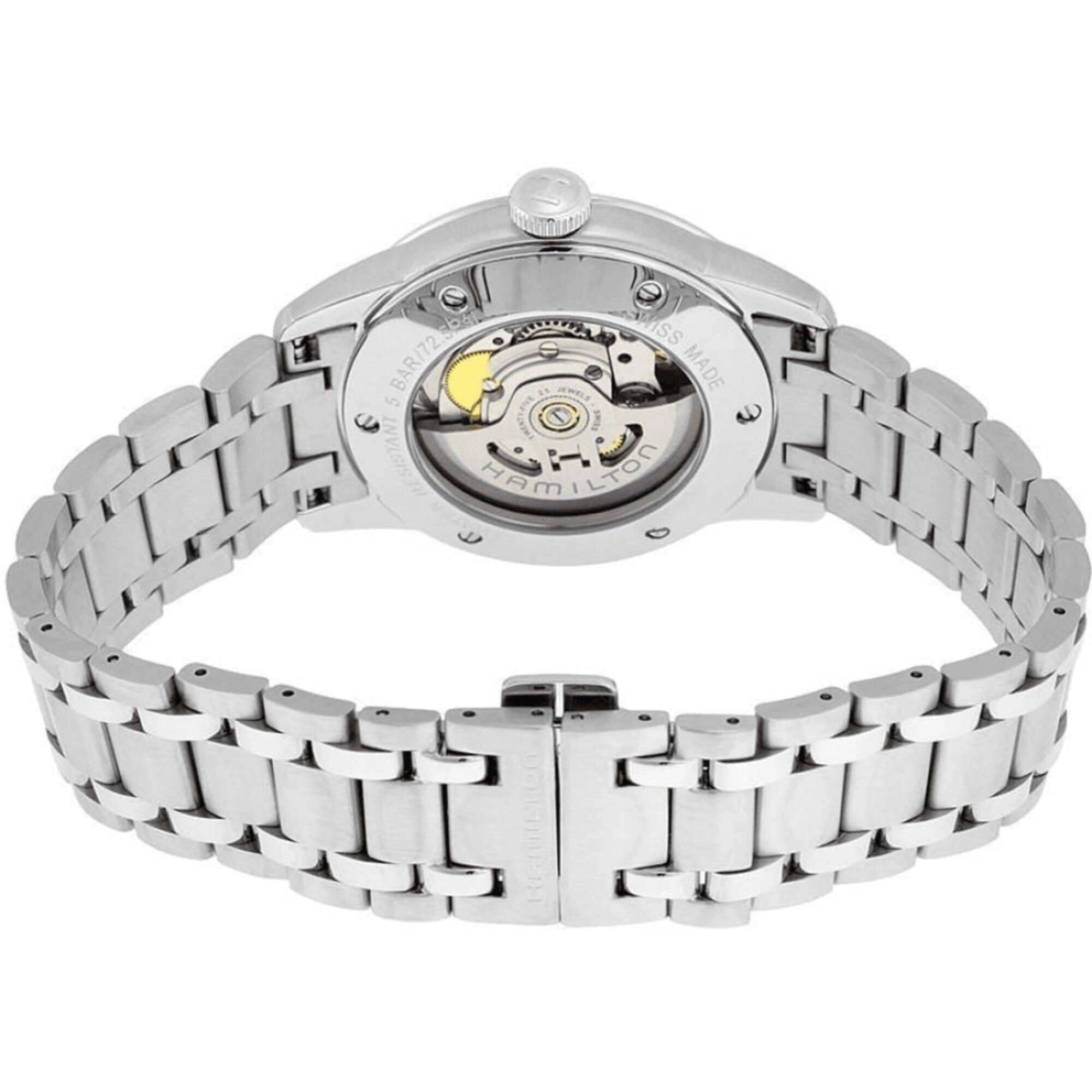 Hamilton Men's Watch - American Railroad Auto Black Dial Bracelet | H40555131