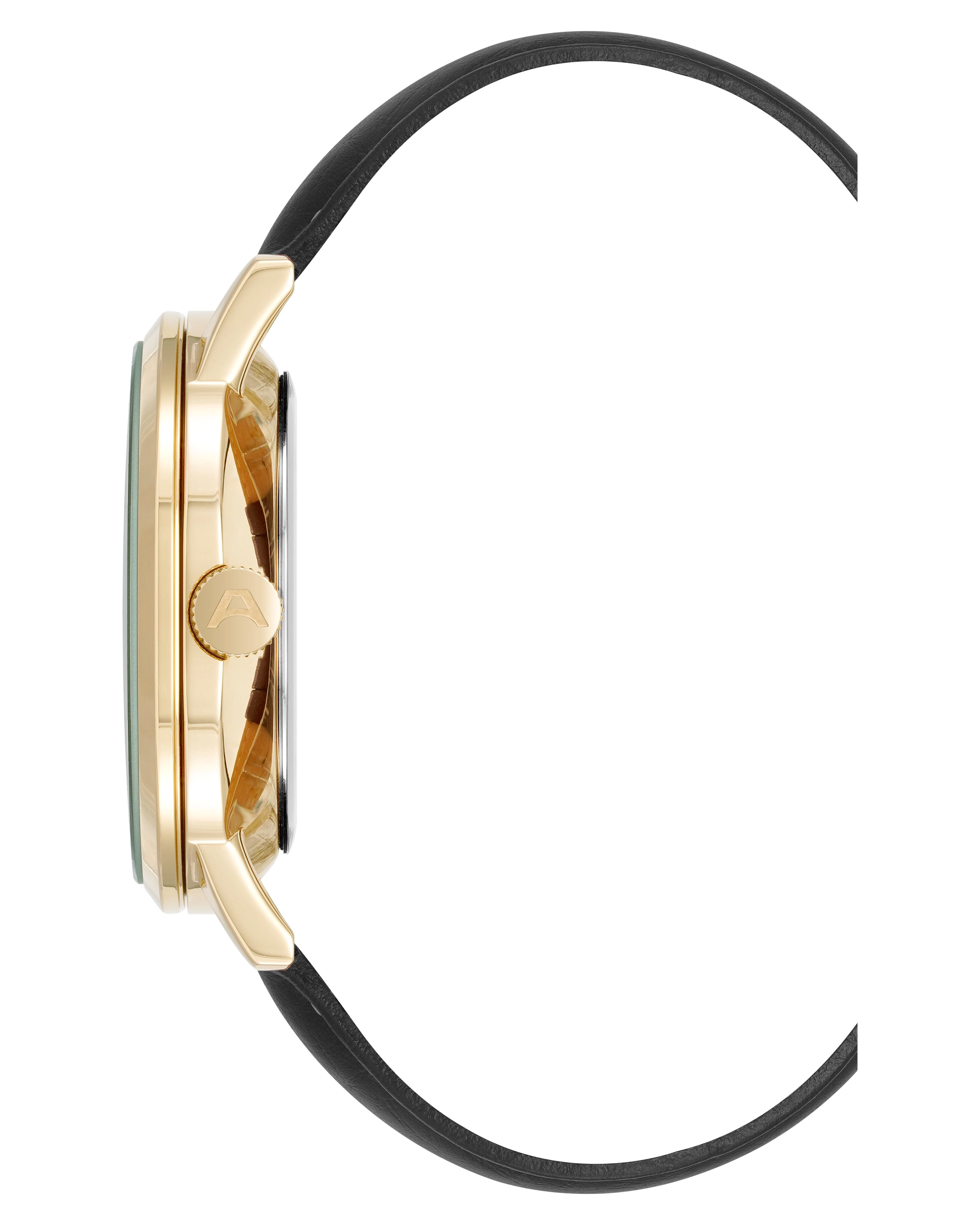 Hudson™ | 42mm, Black Leather