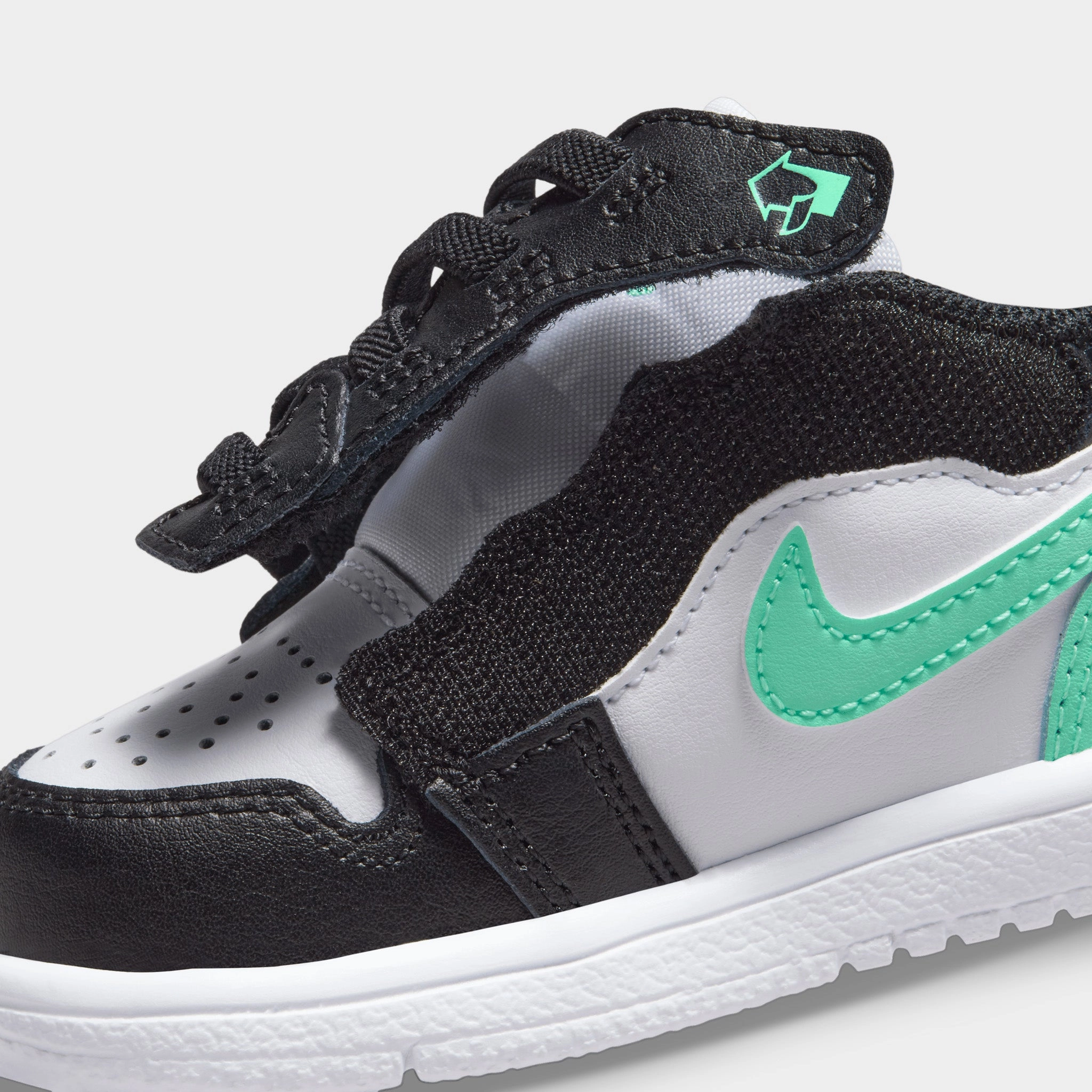 Jordan 1 Low TD White / Black - Green Glow