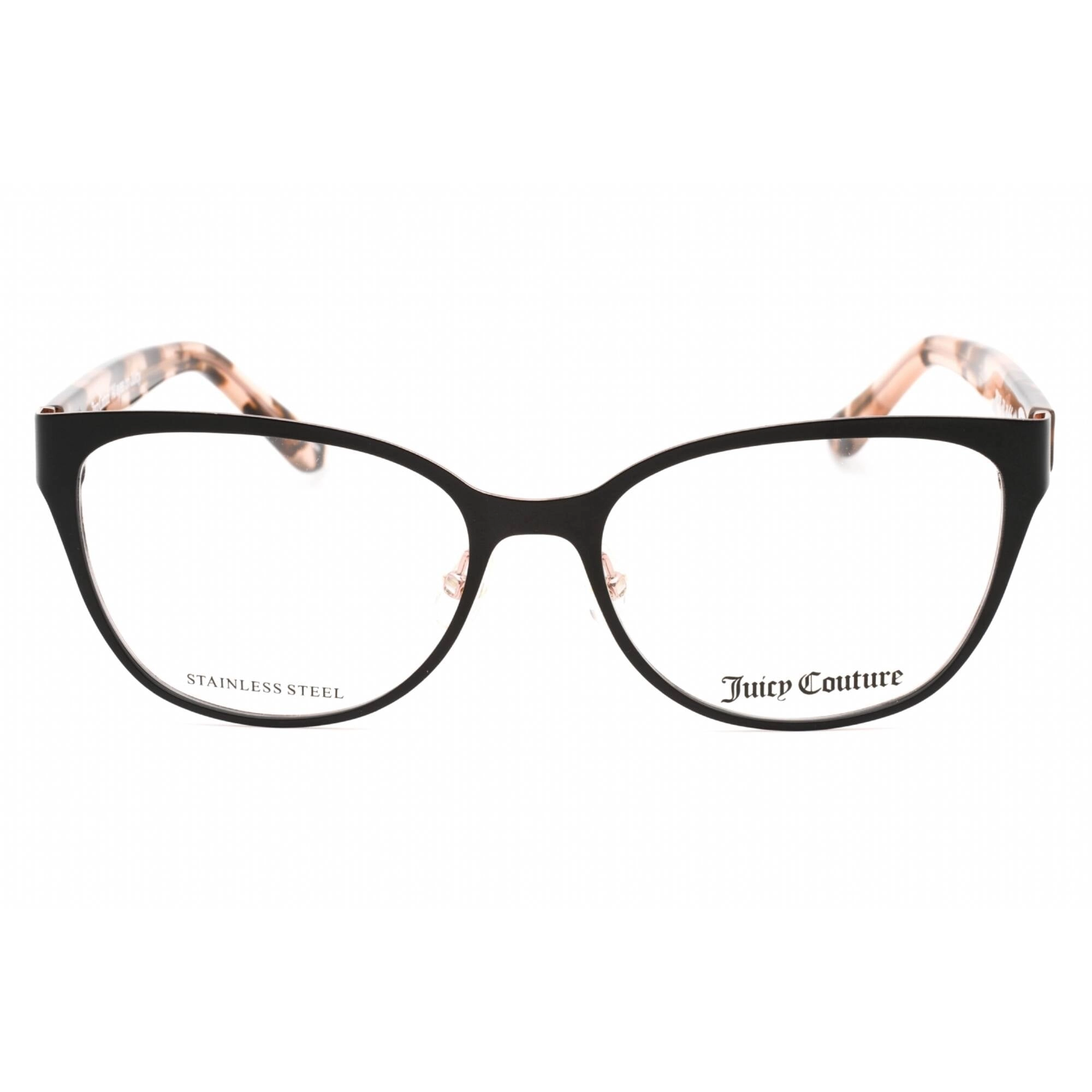 Juicy Couture Women's Eyeglasses - Black Pink Havana Cat Eye Frame | JU 205 02TB 00