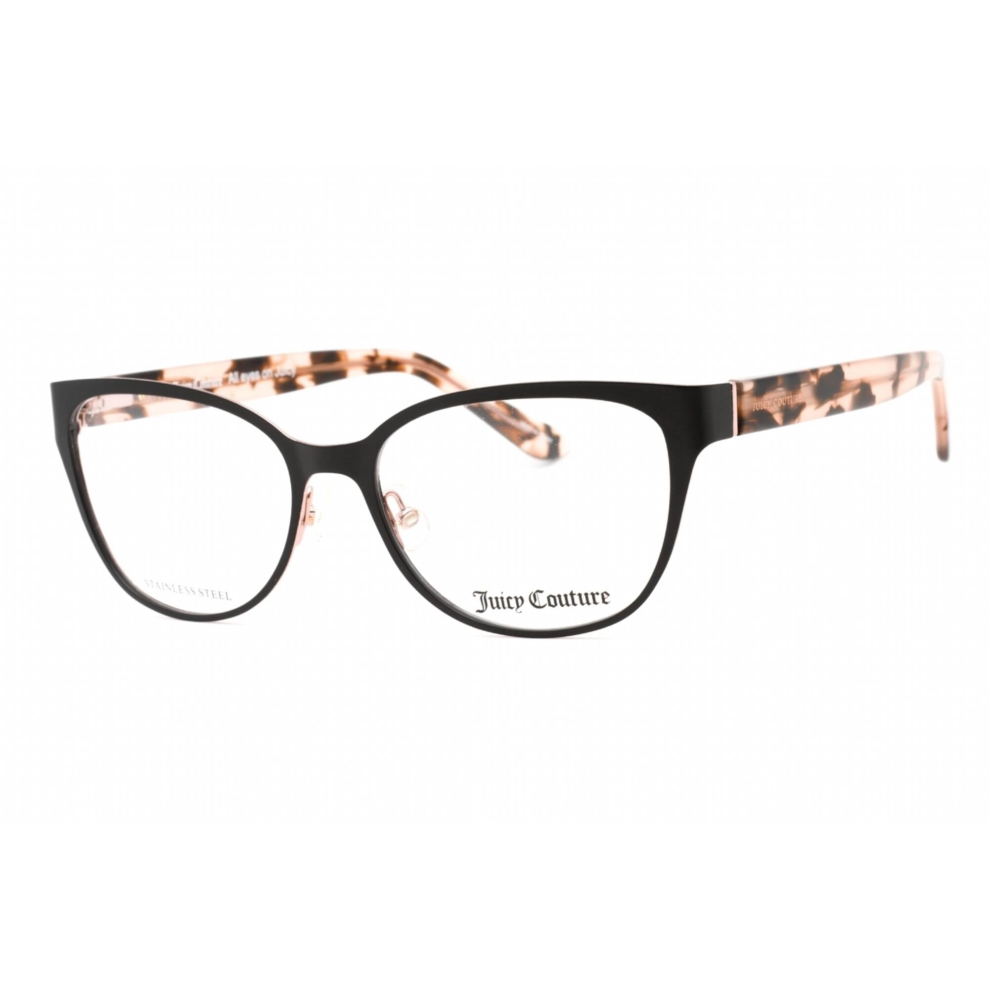 Juicy Couture Women's Eyeglasses - Black Pink Havana Cat Eye Frame | JU 205 02TB 00
