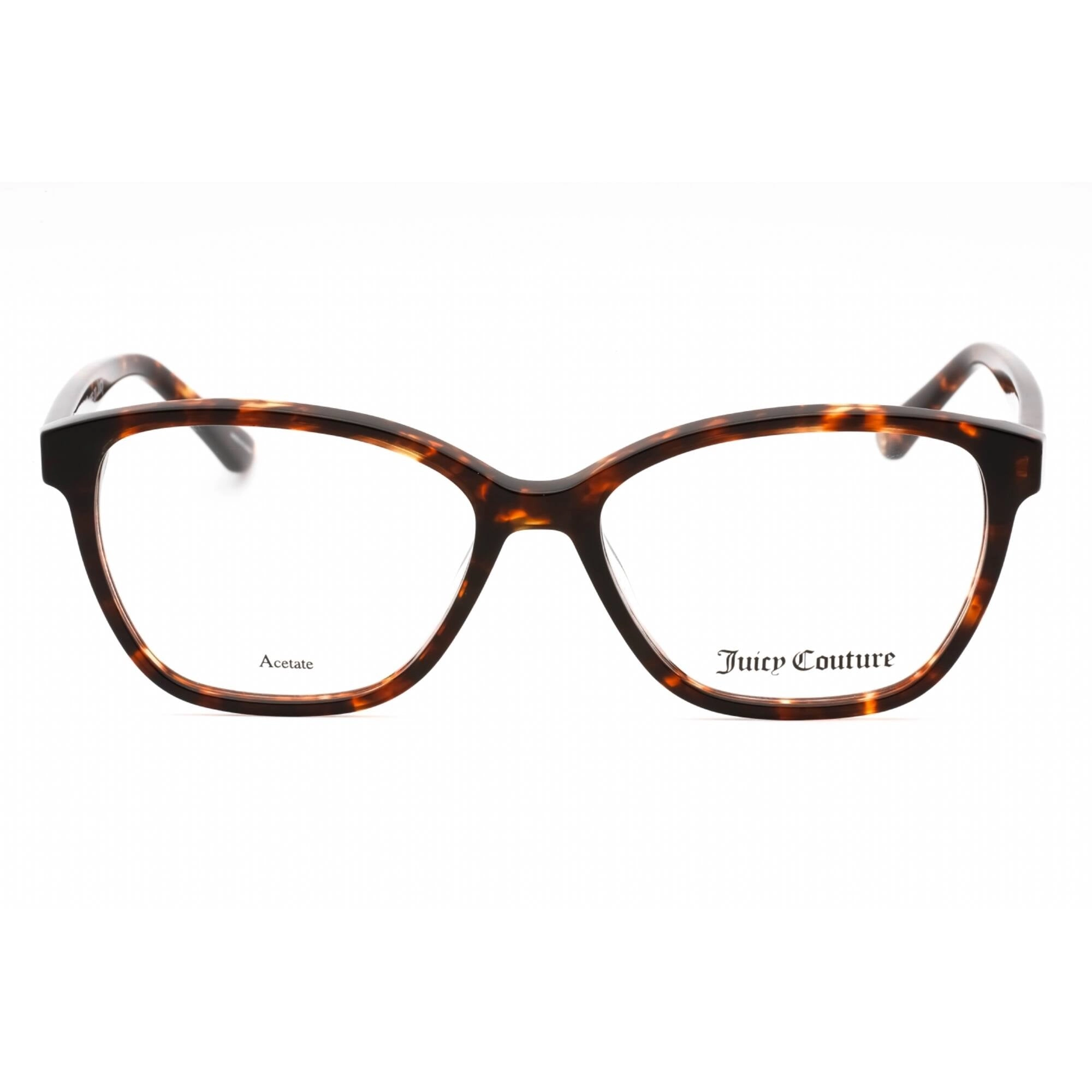 Juicy Couture Women's Eyeglasses - Havana Cat Eye Full Rim Frame | JU 218 0086 00