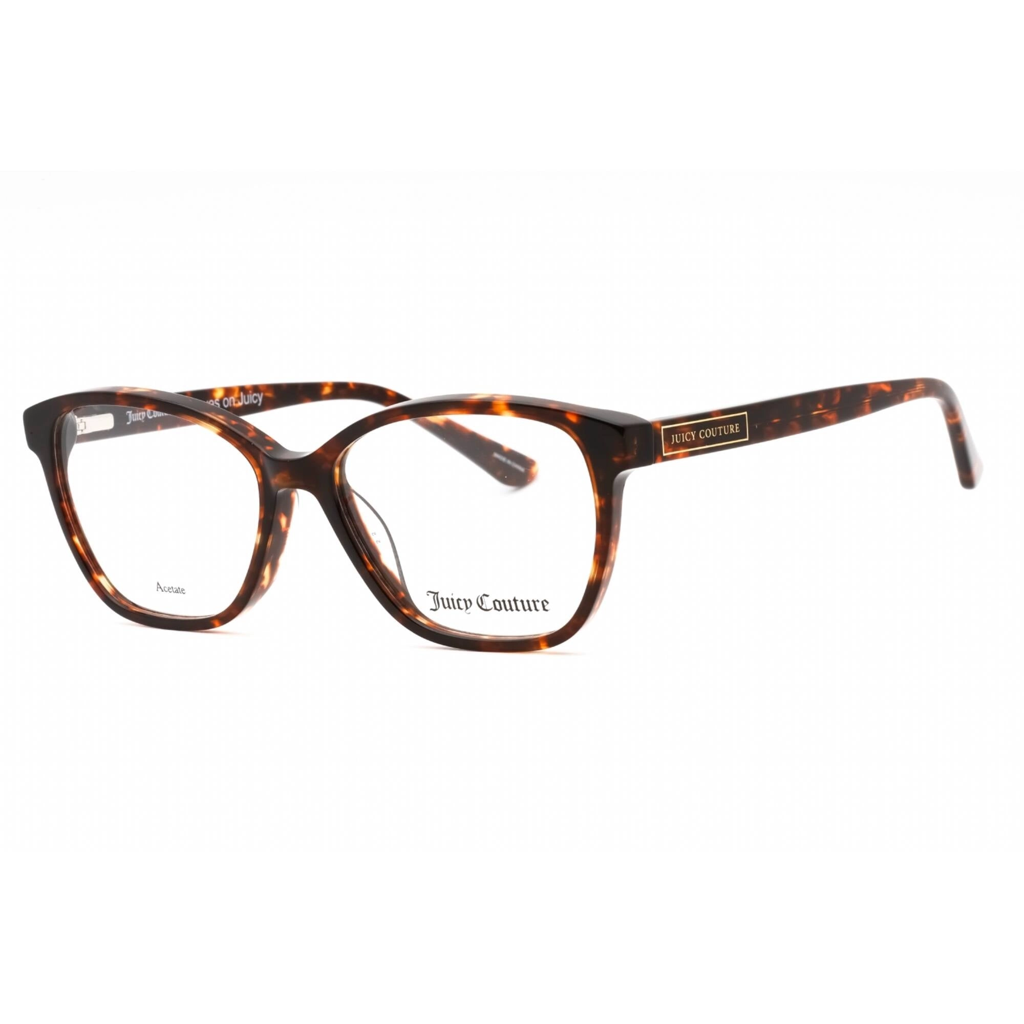 Juicy Couture Women's Eyeglasses - Havana Cat Eye Full Rim Frame | JU 218 0086 00