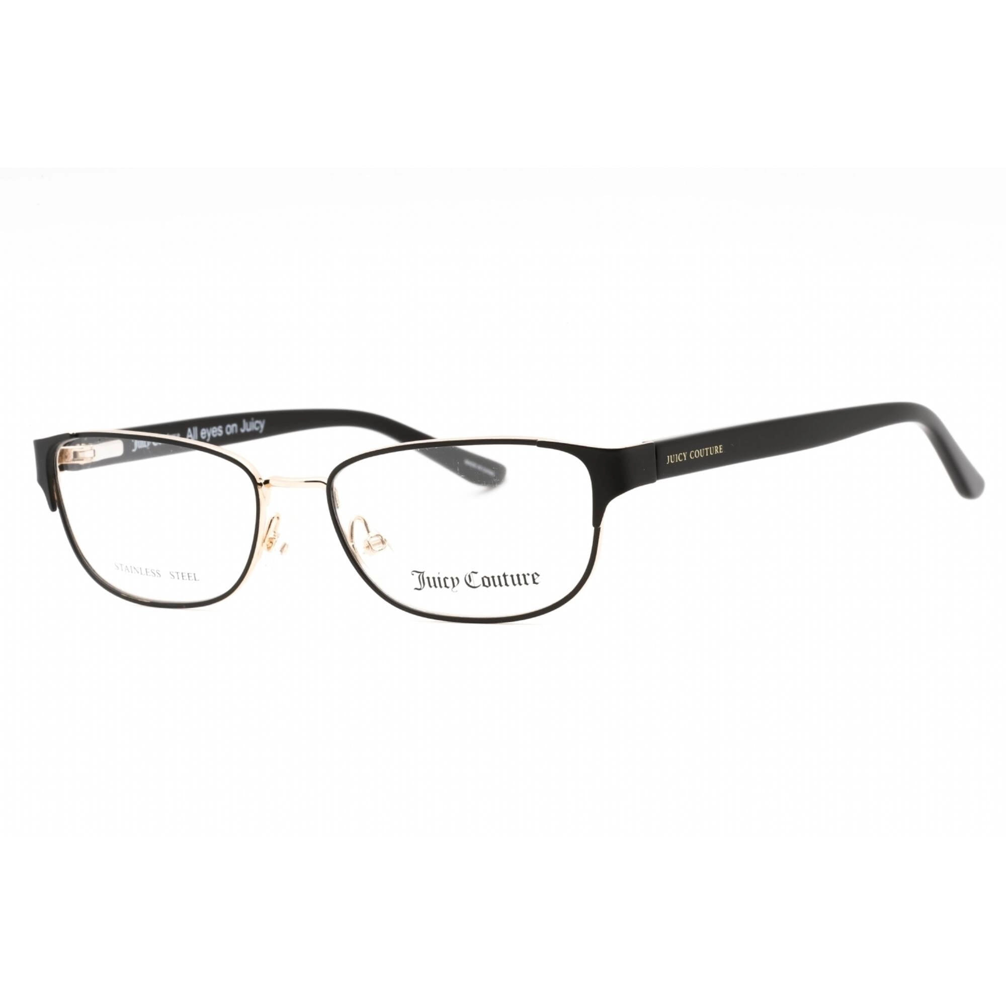 Juicy Couture Women's Eyeglasses - Matte Black Rectangular Frame | JU 223 0003 00