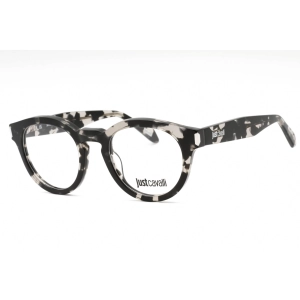Just Cavalli Women's Eyeglasses - Black Tortoise Plastic Round Frame | VJC016 0809