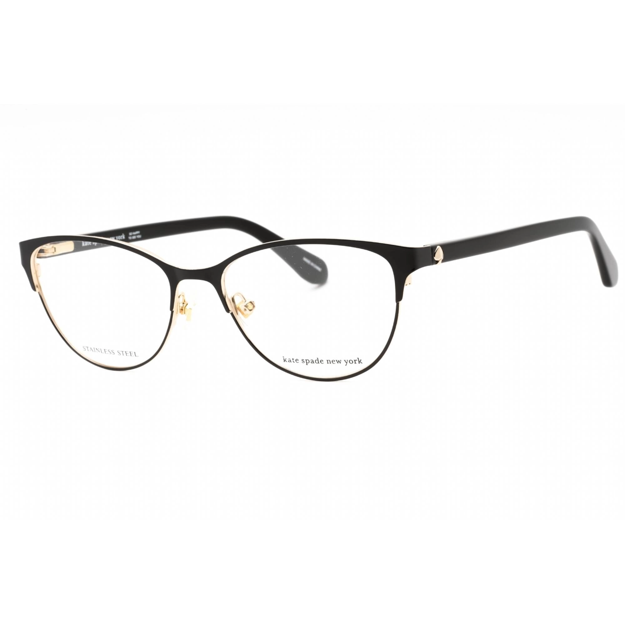 Kate Spade Women's Eyeglasses - Black Metal Cat Eye Full Rim Frame | HADLEE 0807 00