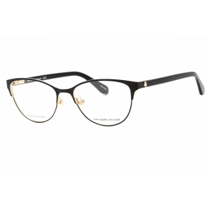 Kate Spade Women's Eyeglasses - Black Metal Cat Eye Full Rim Frame | HADLEE 0807 00
