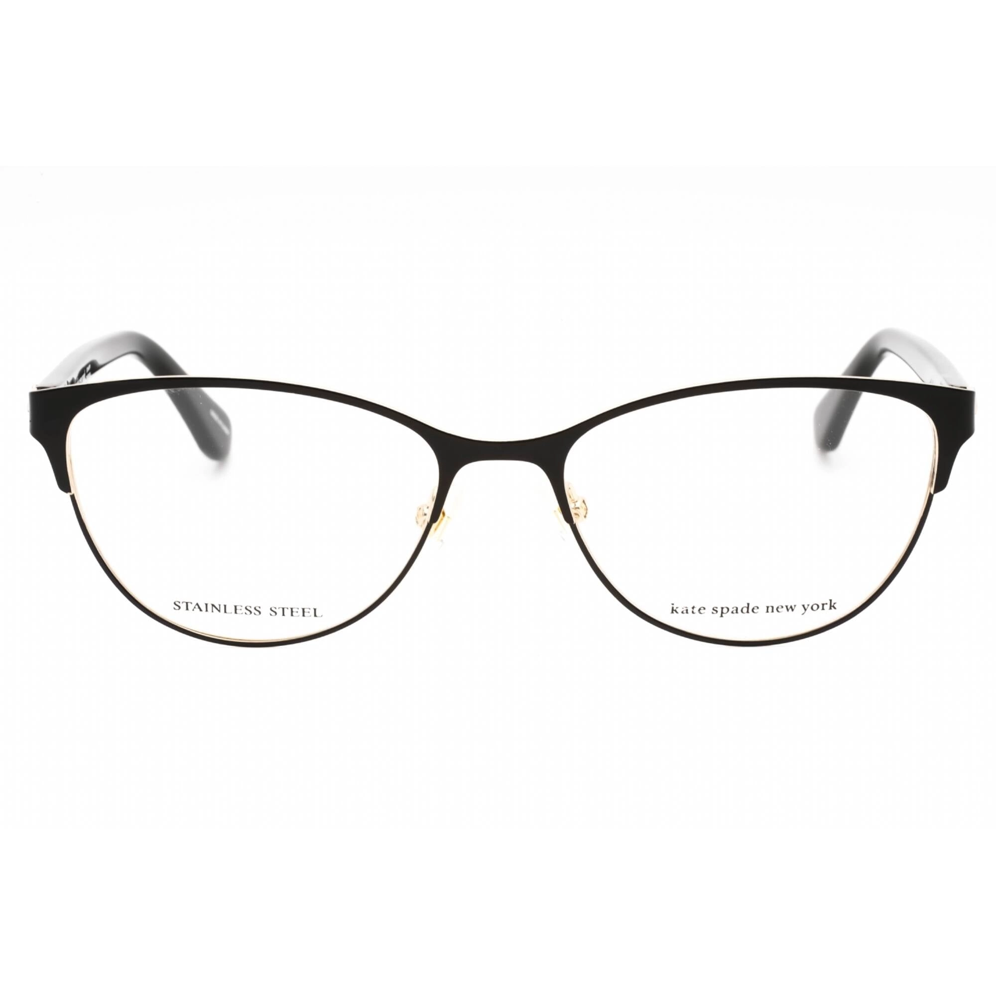Kate Spade Women's Eyeglasses - Black Metal Cat Eye Full Rim Frame | HADLEE 0807 00