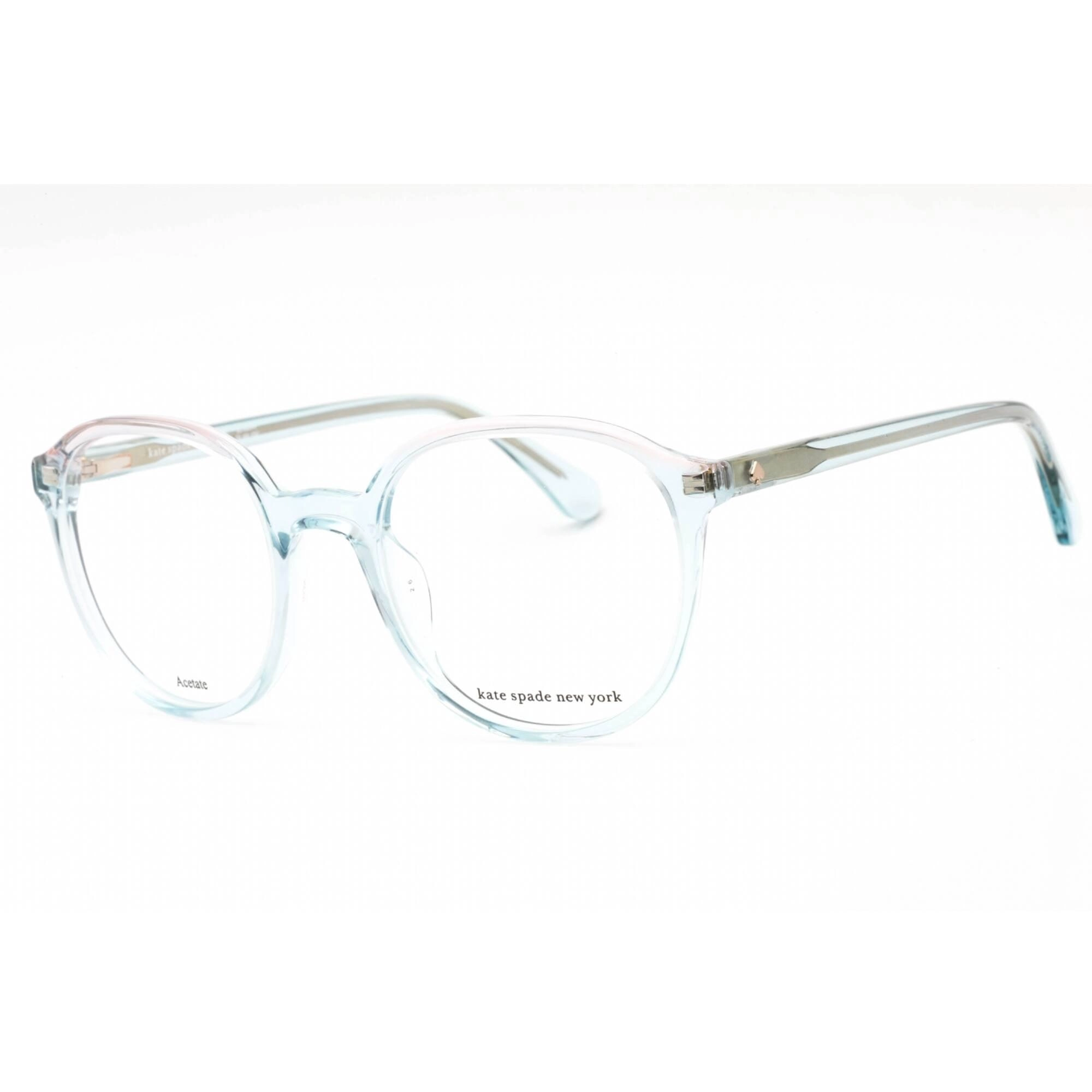 Kate Spade Women's Eyeglasses - Clear Demo Lens Blue Round Frame | POLINA 0PJP 00