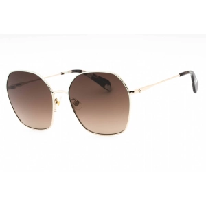 Kate Spade Women's Sunglasses - Gold Blue Metal Butterfly Frame | KENNA/G/S 0LKS HA