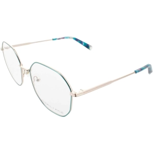 Kendall   Kylie Women's Eyeglasses - Aqua Metal Geometric Frame Demo Lens | KKO204 444
