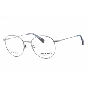 Kenneth Cole New York Women's Eyeglasses - Matte Gunmetal Metal Round | KC0332 009