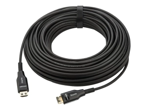 Kramer CLS-AOCH/60F Series - High Speed - HDMI cable - HDMI male K-Lock to HDMI male K-Lock - 131 ft - hybrid copper/fiber optic 97-04160131